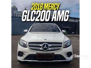 Jual bekas 2018 Mercedes-Benz GLC200 2.0 AMG SUV White on Black Mercy GLC 200 Putih,lokasi di DKI Jakarta