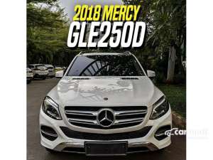 Jual bekas 2018 Mercedes-Benz GLE250 2.1 d SUV White on Black Diesel 4Matic Mercy GLE250d GLE 250 Putih,lokasi di DKI Jakarta