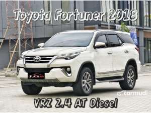 Jual bekas 2018 Toyota Fortuner 2.4 VRZ 4X2 SUV DIESEL SOLAR TDP 17 juta,lokasi di DKI Jakarta