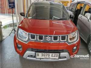 Jual bekas 2021 Suzuki Ignis 1.2 GX SUV AT orange ISTIMEWA,lokasi di Banten