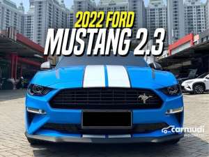 Jual bekas 2022 Ford Mustang 2.3 EcoBoost Fastback High Performance Blue on Black Biru,lokasi di DKI Jakarta