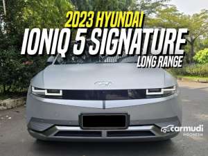Jual bekas 2023 Hyundai IONIQ 5 0.0 Signature Long Range SUV Gold Matte on Black EV Electric,lokasi di DKI Jakarta