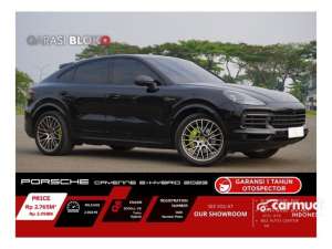 Jual bekas 2023 Porsche Cayenne 3.0 E-Hybrid Coupe SUV Platinum Edition Odo 3 Rbuan LIKE NEW DP MINIM Limited Edition,lokasi di Banten