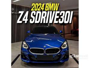 Jual bekas 2024 BMW Z4 2.0 sDrive30i M Sport Convertible Blue on Black Low KM Roadster sDrive Msport Biru,lokasi di DKI Jakarta