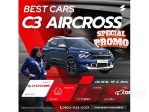 Jual bekas 2024 Citroen C3 Aircross 1.2 Puretech 110 SUV. MOBIL KELUARGA TERNYATA 7SEAT, IRIT, NYAMAN, GESIT. INFO PEMESANAN , TEST DRIVE SEKARANG. 082211360032,lokasi di Jawa Barat