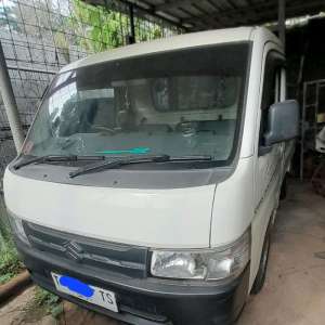 Jual bekas dijual mobil suzuki pick up new carry th 2019 km 166000, warna putih, plat T, mobil di subang jabar,lokasi di Kab. Subang