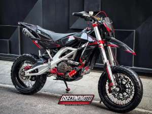 Jual bekas LANGKA KLX 250 SUPERMOTO TRAIL FULL MODIF FRAME SXV 550 PART BRANDED,lokasi di Cilodong