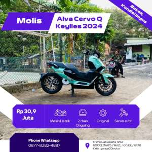 Jual bekas Molis Alva Cervo Q Keylles Tahun 2024 Pajak Hidup Type Tertinggi,lokasi di Pancoran