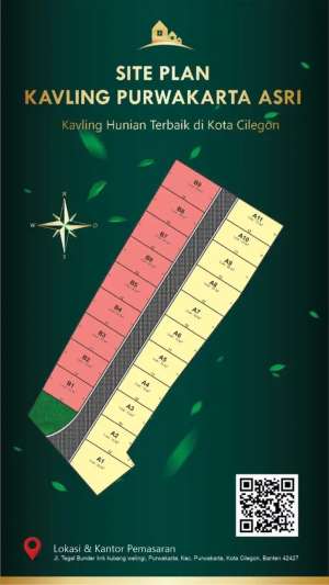TANAH KAVLING HUNIAN TERBAIK DI KOTA CILEGON lokasi di Tangerang, tersedia melalui melalui situs Olx