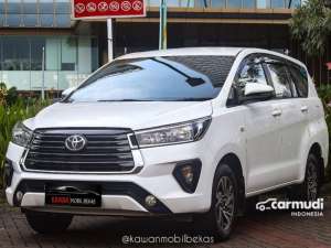 Jual bekas TDP 25jtToyota Kijang Innova 2,0 G MPV AT 2022 Putih Kondisi Istimewa Bergaransi Dan Dijamin Siap Pakai Kawanmobilbekas,lokasi di DKI Jakarta