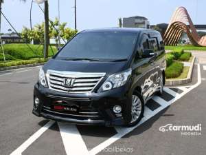 Jual bekas TDP 2jtToyota Alphard 2.4 SC MPV 2014 Hitam kondisi Istimewa bergaransi dan dijamin siap pakai Kawanmobilbekas,lokasi di DKI Jakarta