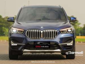 Jual bekas TDP 42jtBMW X1 1.5 F48 XLine LCI Facelift Panoramic AT 2020 Biru Kondisi Istimewa Dan Dijamin Siap Pakai kawanmobilbekas,lokasi di Banten