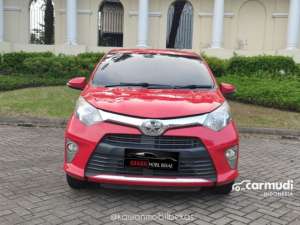 Jual bekas TDP 5jtToyota Calya 1.2 G MPV AT 2017 Merah Kondisi Istimewa Bergaransi Dan Dijamin Siap Pakai Kawanmobilbekas,lokasi di Banten