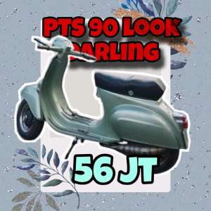 Jual bekas Vespa PTS 90 Look Darling Edisi Terbatas Harga 56 JT Dari Lampung,lokasi di Batam