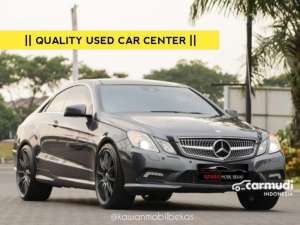 Jual bekas 2010 Mercedes-Benz E350 3.5 Coupe AT Abu AbuTDP 65jtKondisi Istimewa Dan Dijamin Siap Pakai kawanmobilbekas,lokasi di DKI Jakarta
