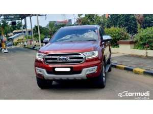 Jual bekas 2015 Ford Everest 2.2 Titanium SUV merah sunroofdiesel,lokasi di DKI Jakarta