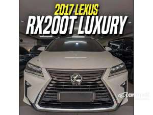 Jual bekas 2017 Lexus RX 200t 2.0 Luxury SUV White on Black RX200t RX200 t RX 200 Putih,lokasi di DKI Jakarta