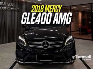 Jual bekas 2018 Mercedes-Benz GLE400 3.0 AMG Line SUV Black on Black Mercy GLE 400 Hitam,lokasi di DKI Jakarta