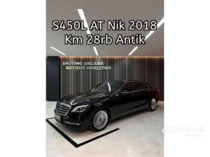 Jual bekas 2018 Mercedes-Benz S450L 3.0 Sedan,lokasi di DKI Jakarta