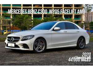 Jual bekas 2019 Mercedes-Benz C300 2.0 AMG Line Sedan W205 FAKTUR 2020 Odo 44 Rbuan ANTIK DP RENDAH,lokasi di Banten