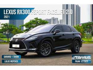 Jual bekas 2021 Lexus RX 300 2.0 F Sport SUV Odo 53 Rbuan ANTIK DP RENDAH,lokasi di Banten