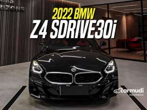 Jual bekas 2022 BMW Z4 2.0 sDrive30i M Sport Convertible Black on Black Roadster Cabriolet sDrive Msport Hitam,lokasi di DKI Jakarta
