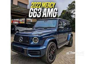 Jual bekas 2022 Mercedes-Benz AMG G63 4.0 SUV G-Manufaktur Blue on Red Mercy G 63 Wagon G Manufaktur Biru,lokasi di DKI Jakarta