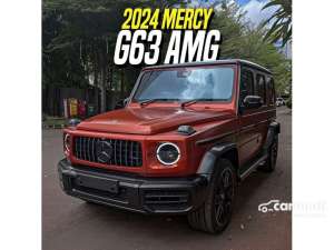 Jual bekas 2024 Mercedes-Benz AMG G63 4.0 SUV Magno Orange on Black Night Package Mercy G 63 Oranye,lokasi di DKI Jakarta