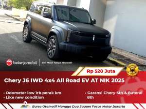 Jual bekas 4X4Chery J6 J 6 IWD All Road EV AT Hitam 2025 2024,lokasi di 
