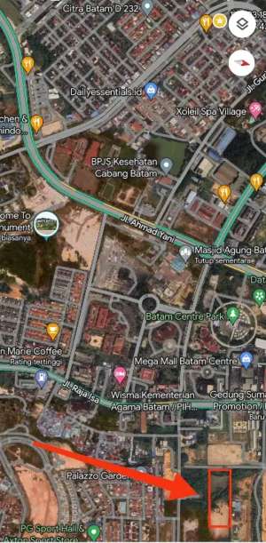 Dijual Lahan Lokasi Strategis dekat Gedung Sumatera di Batam Center lokasi di Dedai, tersedia melalui melalui situs Olx