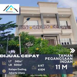 Dijual Rumah Dalam Komplek Taman Pegangsaan Indah Kelapa Gading Jakut lokasi di Kelapa Gading, tersedia melalui melalui situs Olx