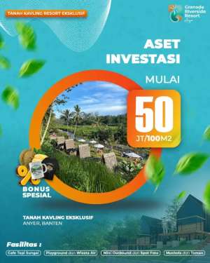 DIJUAL TANAH KAVLING WISATA TEPI SUNGAI DI ANYER BANTEN lokasi di Cilegon, tersedia melalui melalui situs Olx