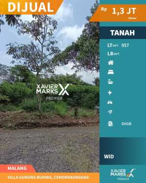 Dijual Tanah Lokasi Villa Gunung Buring, Cemorokandang MalangOLX667 lokasi di Kedungkandang, tersedia melalui melalui situs Olx