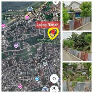 Dijual tanah pantai kelapa lima taman tagepe terusan timor kupang NTT lokasi di Kelapa Lima, tersedia melalui melalui situs Olx
