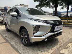 Jual bekas DP MURAH Mitsubishi Xpander 1.5 Exceed Bensin-MT 2019 Silver CVOMB,lokasi di 