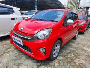 Jual bekas DP MURAH Toyota Agya 1.0 G Bensin-MT 2016 MERAH,lokasi di 