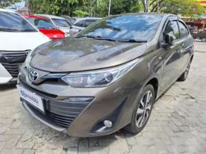 Jual bekas DP MURAH Toyota Vios 1.5 G Bensin-AT 2019 COKLAT HD,lokasi di 
