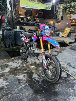 Jual bekas Honda CRF 150L 2023 pajak hidup,lokasi di Medan Satria