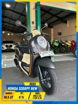 Jual bekas HONDA SCOOPY NEW 2023 BARANG CIAMIK MASZEHH HIKMAH MOTOR KEPUH MALANG,lokasi di Sukun