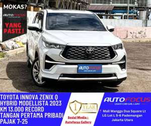 Jual bekas Irit BensinToyota Innova Zenix 2.0L Q Hybrid CVT Modelista AT 2023,lokasi di 