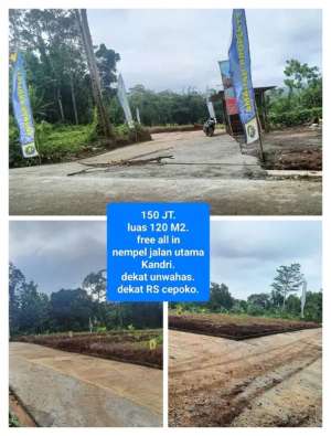 Kavling Kandri Gunungpati Semarang Dkt RS Cepoko Bisa Dikredit lokasi di Gunungpati, tersedia melalui melalui situs Olx