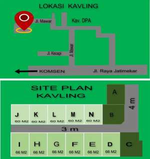Kavling siap bangun lokasi strategis di Jatiasih Bekasi Kota lokasi di Jatiasih, tersedia melalui melalui situs Olx
