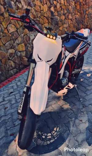 Jual bekas KLX 250 modif supermoto,lokasi di Regol