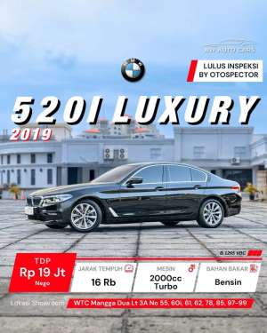 Jual bekas KM 26 RB BMW 520i Luxury 2019 low km 530i 2020,lokasi di 