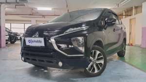 Jual bekas KM Rendah TDP 9JT Mitsubishi Xpander 1.5 Exceed Bensin-MT 2018 Hitam,lokasi di 