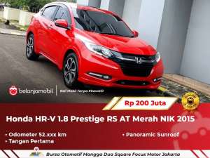 Jual bekas LOW KMHonda HRV HR-V HR V 1.8 Prestige RS AT Merah 2015 2016,lokasi di 