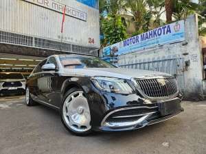 Jual bekas Maybach S560 hitam 2019 nik 2018 mercy S 560 mercedes black 22 4matic,lokasi di 