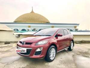 Jual bekas Mazda CX7 GT Sunroof Tahun 2012 Automatic Merah Tua Metalik,lokasi di 