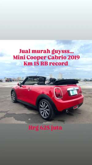 Jual bekas MINI COOPER CABRIO 2019,lokasi di 