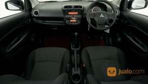 Jual bekas Mitsubishi Mirage GLX MT 2013 Putih,lokasi di Kota Bekasi